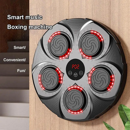 Boxing Trainer Smart Music Boxing Target Home Boxing Fitness Equipment Wall Mounted Illuminated Boxing Machine Boxing Train Tool