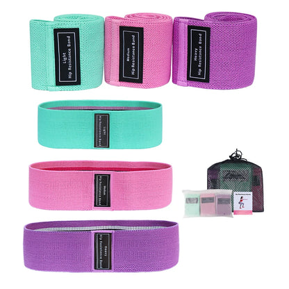 Fabric Resistance Hip Booty Bands Non-Slip Band Glute Workout Trainer Thick Bands Stretch Fitness Strips Loops Yoga Equipment